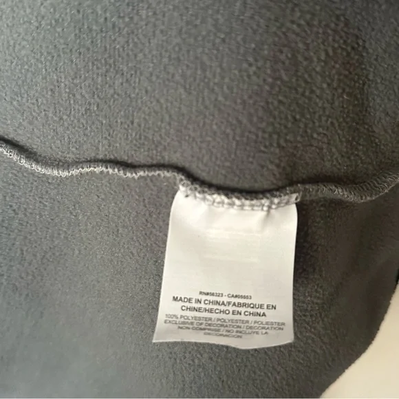 NIKE DRI-FIT Sweatshirt Women M Gray Zip Up Hooded Funnel Neck Thumb Hole - Picture 15 of 16